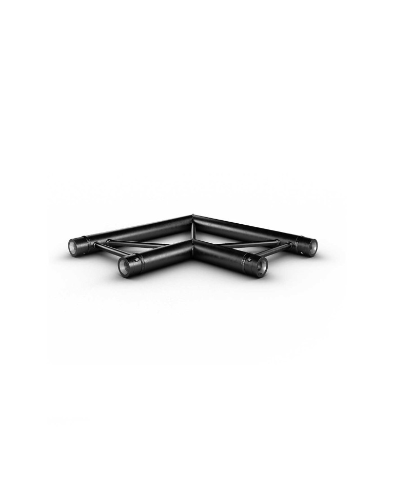 TRUSS DUO290 Hoekverbinding zwart – 2 richtingen – 90° - vlak - Montagekit inbegrepen - AGDUO29-02 blk