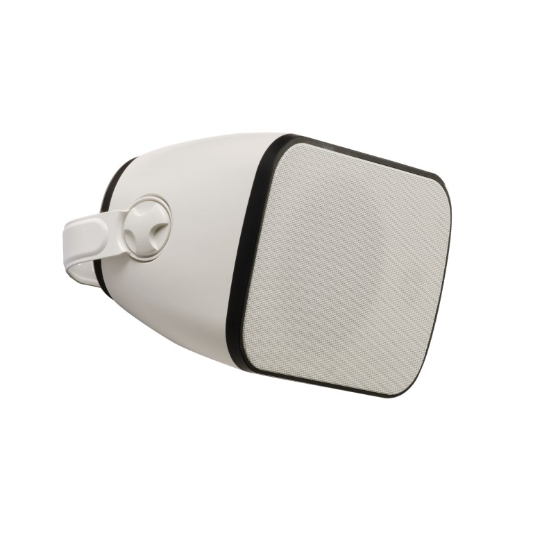 Installatie luidspreker 6,5″ + 1″ met basradiator achteraan - 60W - 100V en 8 Ohms – IP65 - Wit - ONDE660W