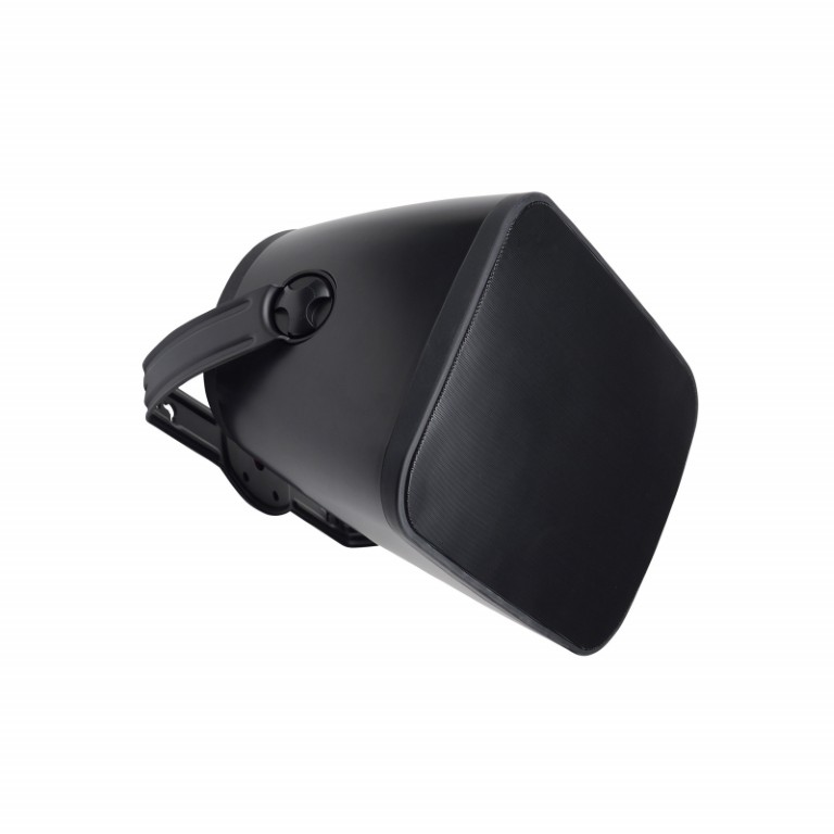 Installatie luidspreker 6,5″ + 1″ met basradiator achteraan - 60W - 100V en 8 Ohms – IP65 - Zwart - ONDE660B