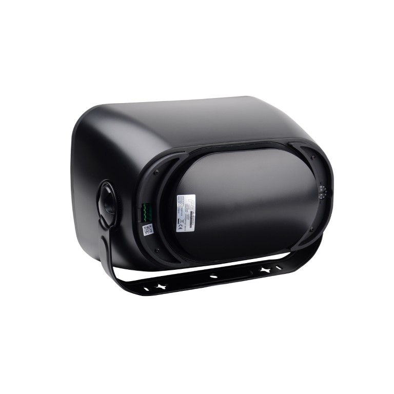 Installatie luidspreker 6,5″ + 1″ met basradiator achteraan - 60W - 100V en 8 Ohms – IP65 - Zwart - ONDE660B