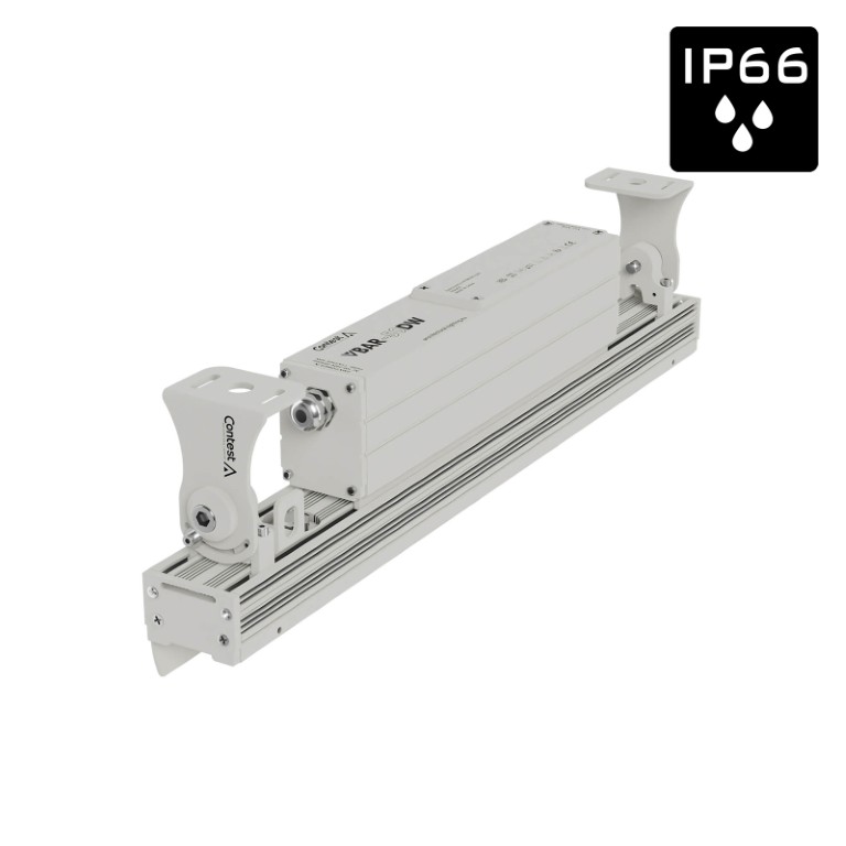 Architectonische projector IP66 12x LEDs Dynamic White 2700–5600K 50W 15× 30° - VBAR-50DW