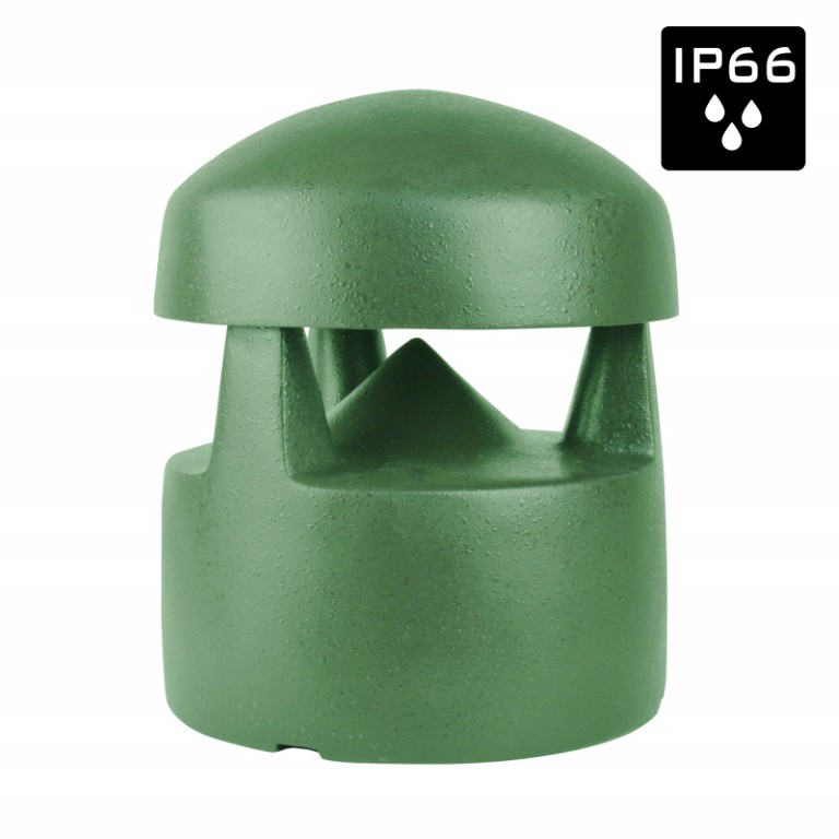 Kiosk luidspreker voor buiten - 100V of 8 Ohms versterkers - IP66 - 30W - 6,5″ - groen - PARK30-6002