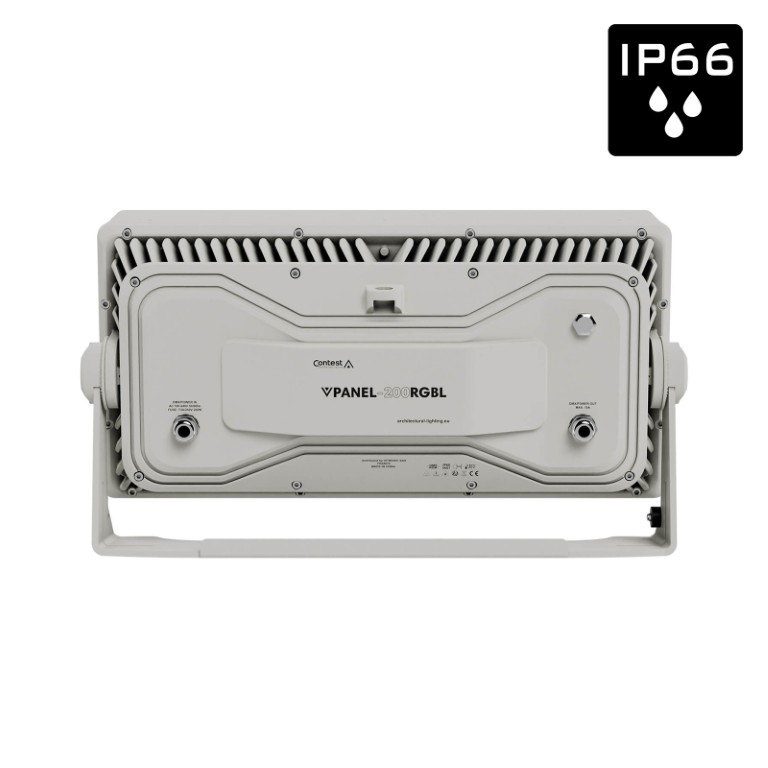 Architectonische kleurenprojector IP66 - 24 RGBL LED - 200W - 30° - VPANEL-200RGBL