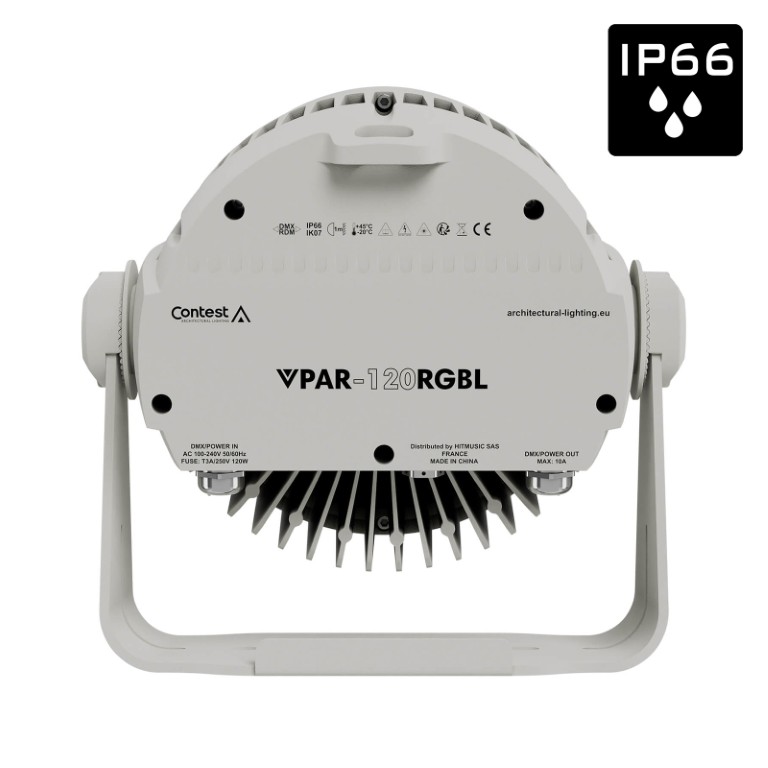 Architectonische projector IP66 12xLEDs RGBL 120W 25° - VPAR-120RGBL