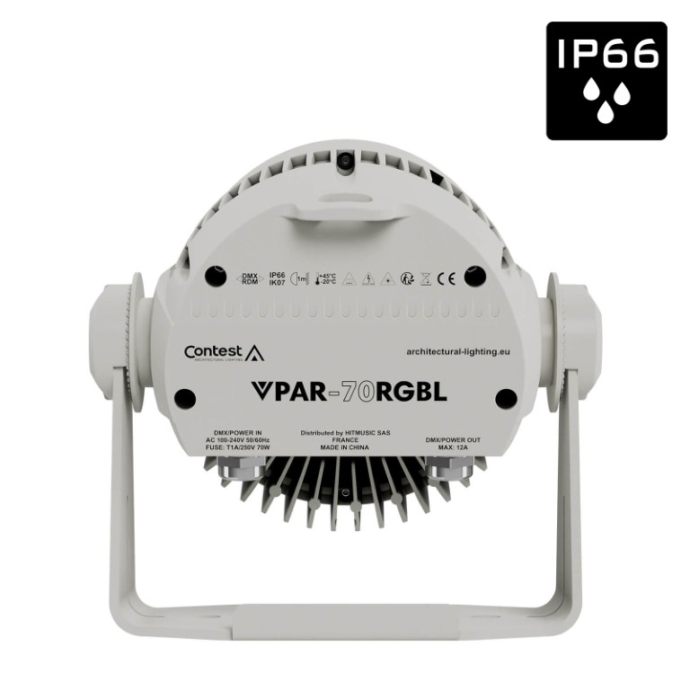 Architectonische projector IP66 7xLEDs RGBL 70W 25° - VPAR-70RGBL