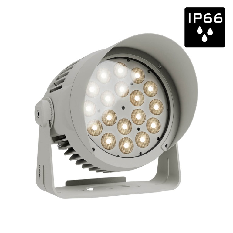 Architectonische projector IP66 18x LEDs Dynamic White 2700–6000K 150W 25° - VPAR-150DW