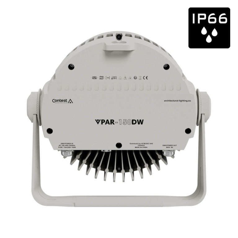 Architectonische projector IP66 18x LEDs Dynamic White 2700–6000K 150W 25° - VPAR-150DW