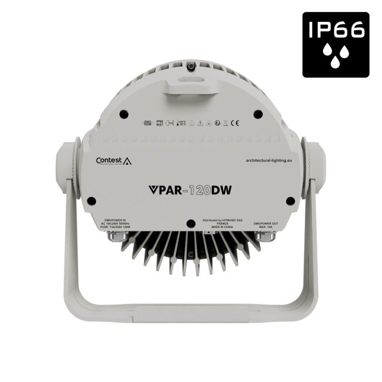 Architectonische projector IP66 12x LEDs Dynamic White 2700–6000K 120W 25° - VPAR-120DW