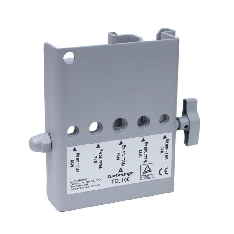 Ophangbeugel voor tentprofiel - Max. belasting 100kg - Zilver - TCL100