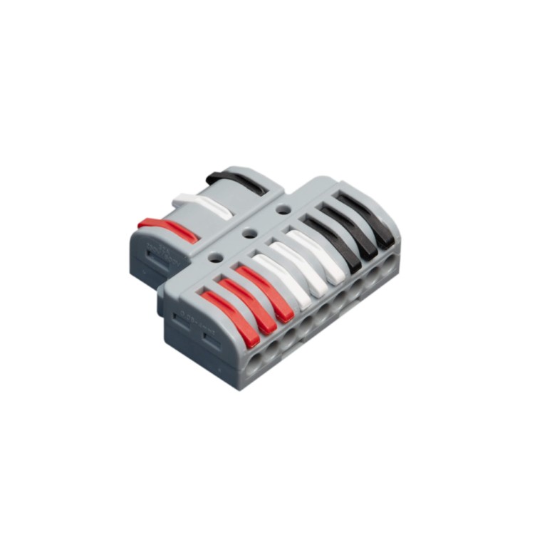 10 DMX-snelkoppelingen 1x3 IN naar 3x3 OUT - FastCon-1333DMX