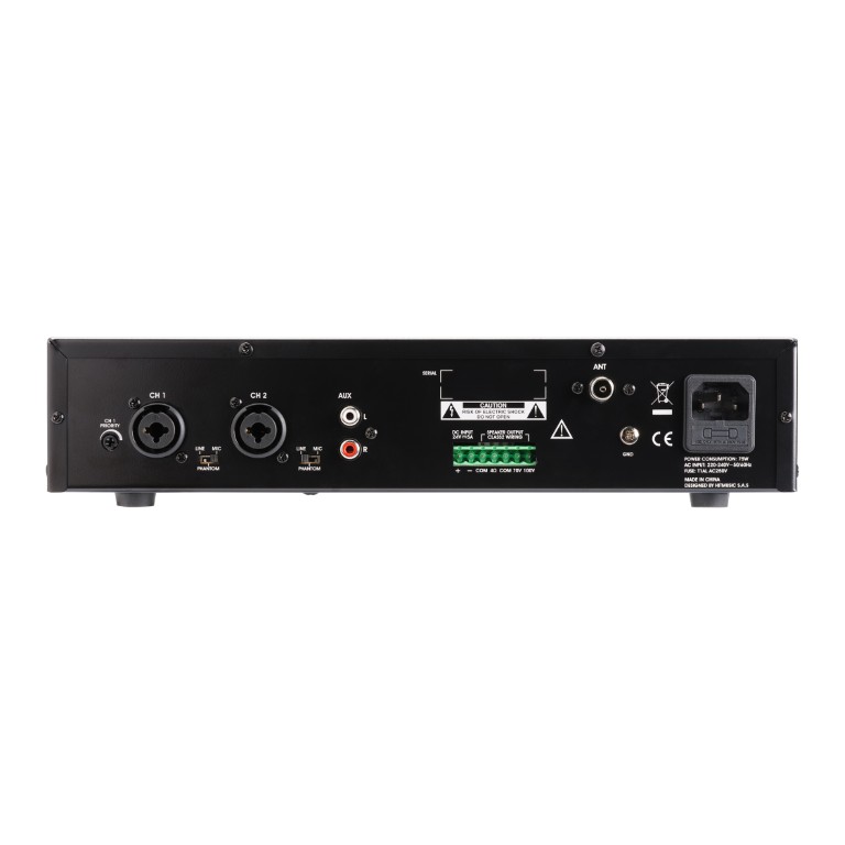 Versterker / Mixer 100V - 60W met geïntegreerde mediaspeler: USB, FM-tuner, Bluetooth en DAB+. - COMBO60Evo