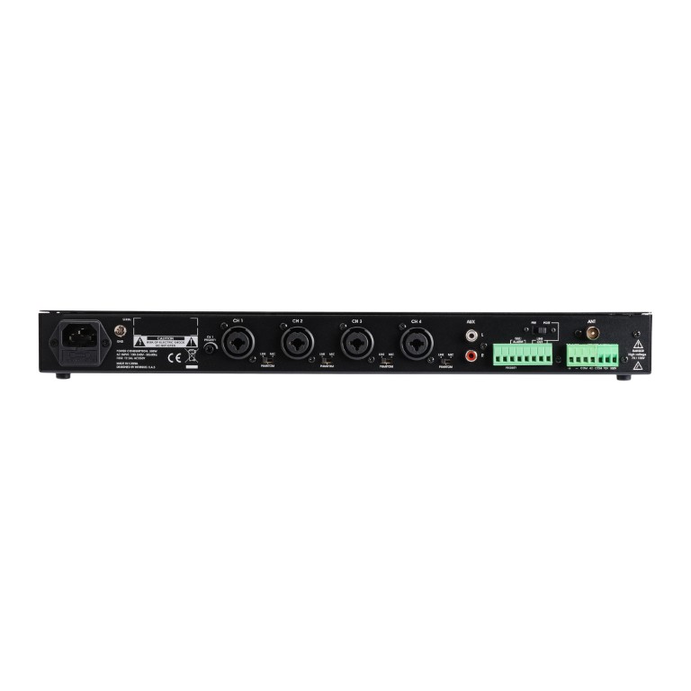 Versterker / Mixer 100V - 240W met geïntegreerde mediaspeler: USB, FM-tuner, Bluetooth en DAB+. - COMBO240Evo