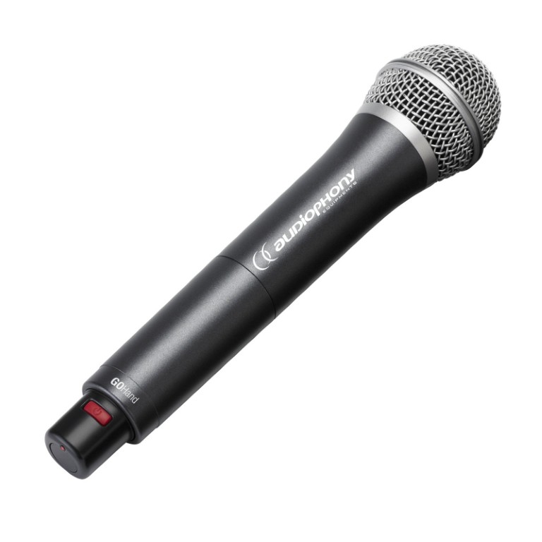 UHF-handmicrofoon met 16 frequenties en condensatorcel - 600MHz range - GO-Hand-F6