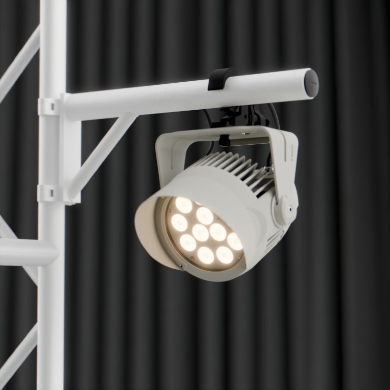 Verlengarm voor structuur 50cm - Max. gewicht 60kg - Wit - SUP-ARM60W