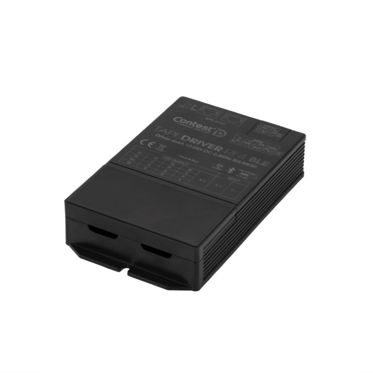 Driver 4x4A - 12-24 VDC - 2,4 GHz - BLE-MESH - TAPEDRIVER-RF4 BLE