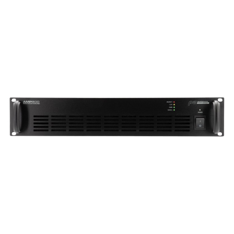 Robuuste klasse D-versterker met hoge impedantie die ideaal is voor vaste installaties: uitgangsvermogen 600W, enkel compatibel met 100V-lijnen - AMP600