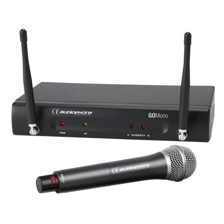1 GOMono ontvanger + 1 GOHand microfoon - 600MHz - Pack GO-Hand-F6
