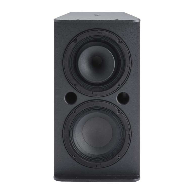 Passieve luidspreker voor vaste installatie - 1x6″ + 1x6″ coaxiaal - 240W RMS in 8 Ω - Afwerking hout, kleur zwart - Sline206B