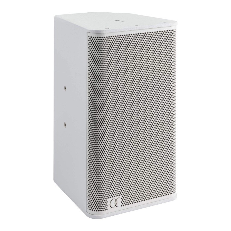 Passieve luidspreker voor vaste installatie - 1x8″ + 1x8″ coaxiaal - 300W RMS in 8Ω - Afwerking hout, kleur wit - Sline208W