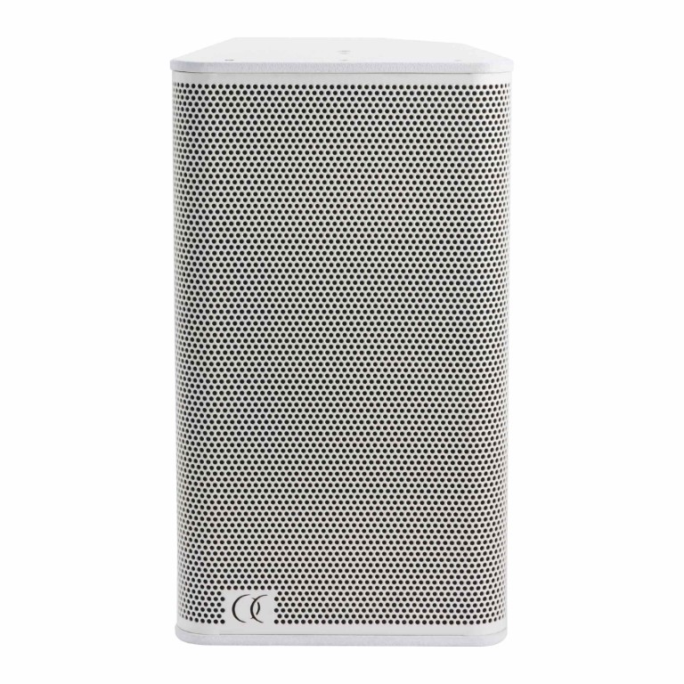 Passieve luidspreker voor vaste installatie - 1x8″ + 1x8″ coaxiaal - 300W RMS in 8Ω - Afwerking hout, kleur wit - Sline208W