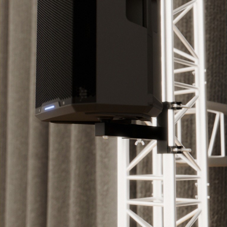 Verstelbare telescopische steun voor luidspreker of projector - Zilver - SUP-TEL30S