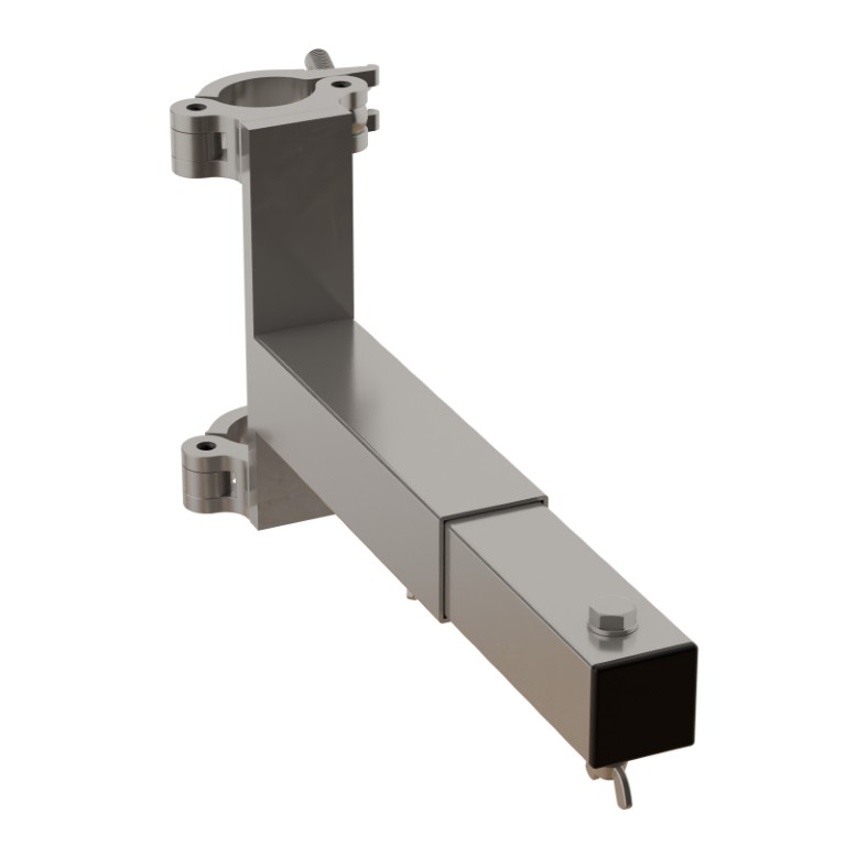 Verstelbare telescopische steun voor luidspreker of projector - Zilver - SUP-TEL30S