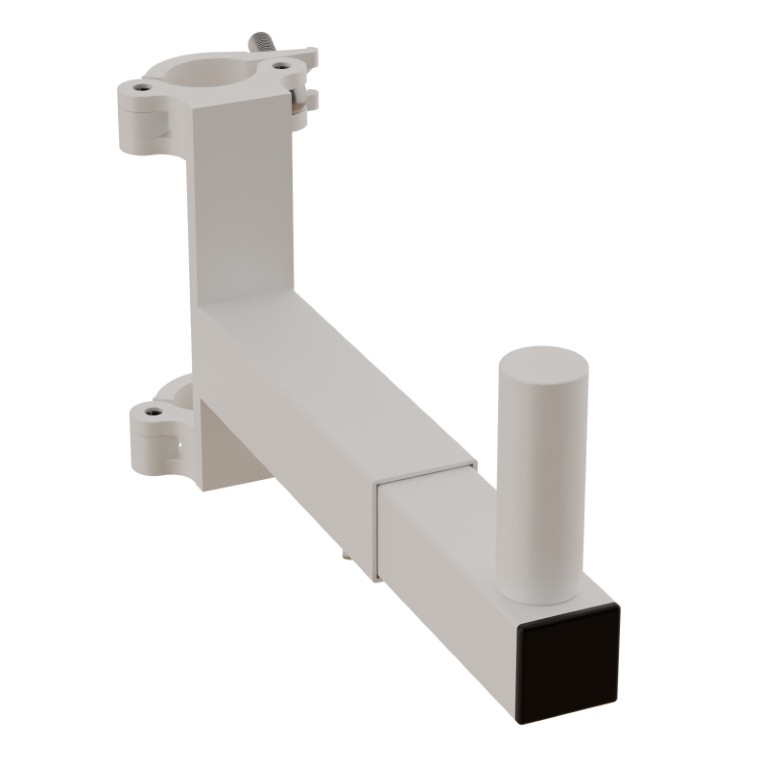 Verstelbare telescopische steun voor luidspreker of projector - Wit - SUP-TEL30W