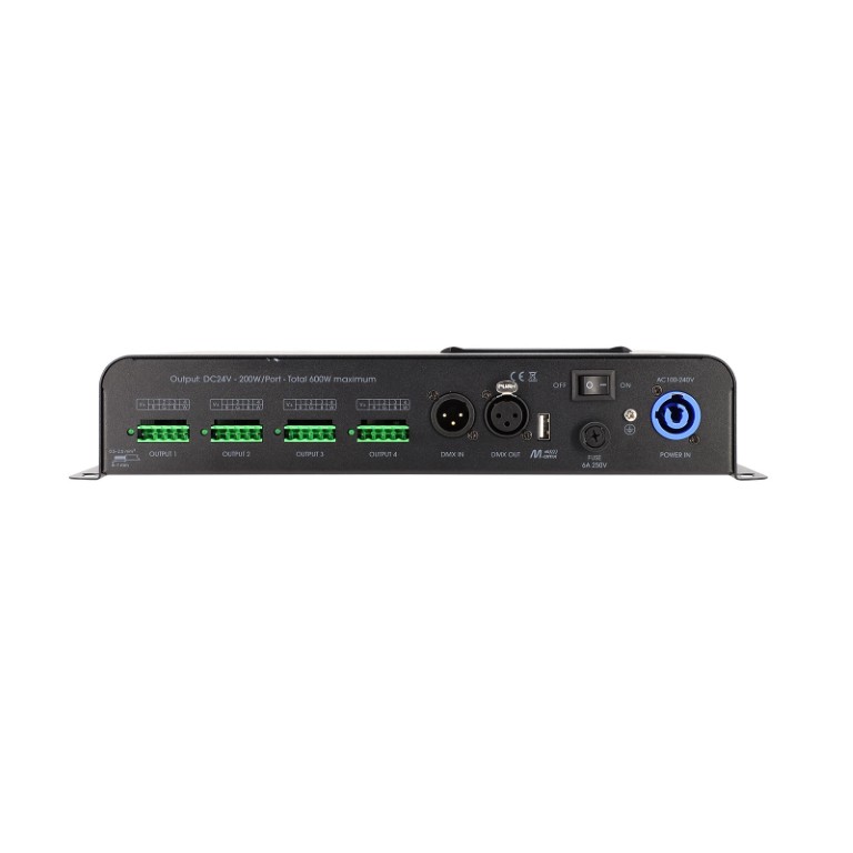 Krachtige en veelzijdige 16-kanaals RGBW LED-driver - 600W - TAPEDRIVER-16POW