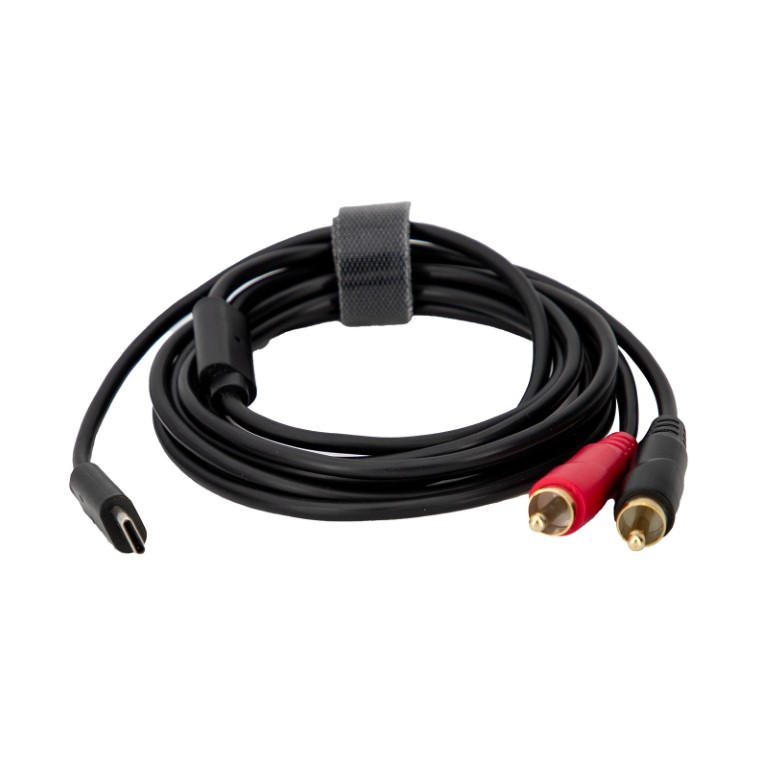 Digitaal-naar-analoog converter (DAC) USB-C naar RCA - 2 meter - USBC DAC-2RCA