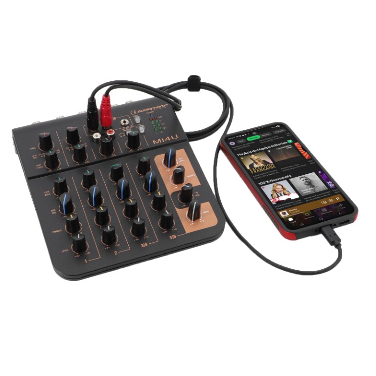 Digitaal-naar-analoog converter (DAC) USB-C naar RCA - 2 meter - USBC DAC-2RCA