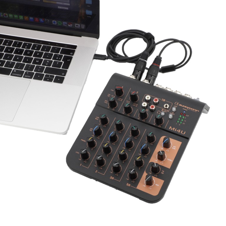 Digitaal-naar-analoog converter (DAC) USB-C naar XLR (mannelijk) - 2 meter - USBC DAC-2XLRM