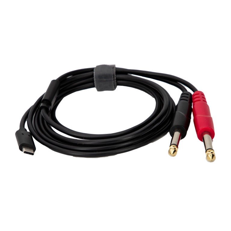 Digitaal-naar-analoog converter (DAC) USB-C naar 6,35 mm jack - 2 meter - USBC DAC-2JM