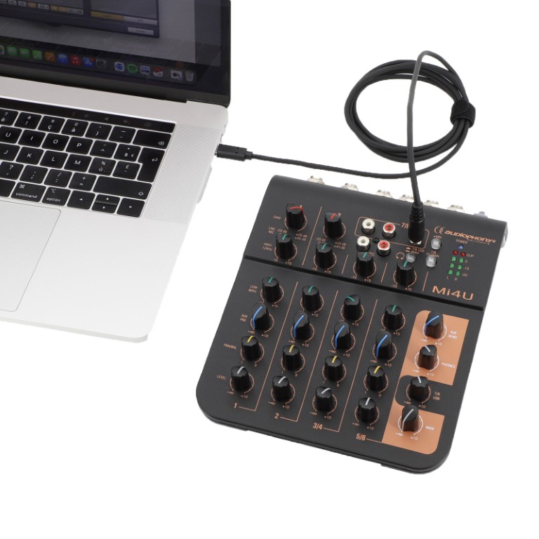 Digitaal-naar-analoog converter (DAC) USB-C naar mini-jack 3,5 mm - 2 meter - USBC DAC-mJsM