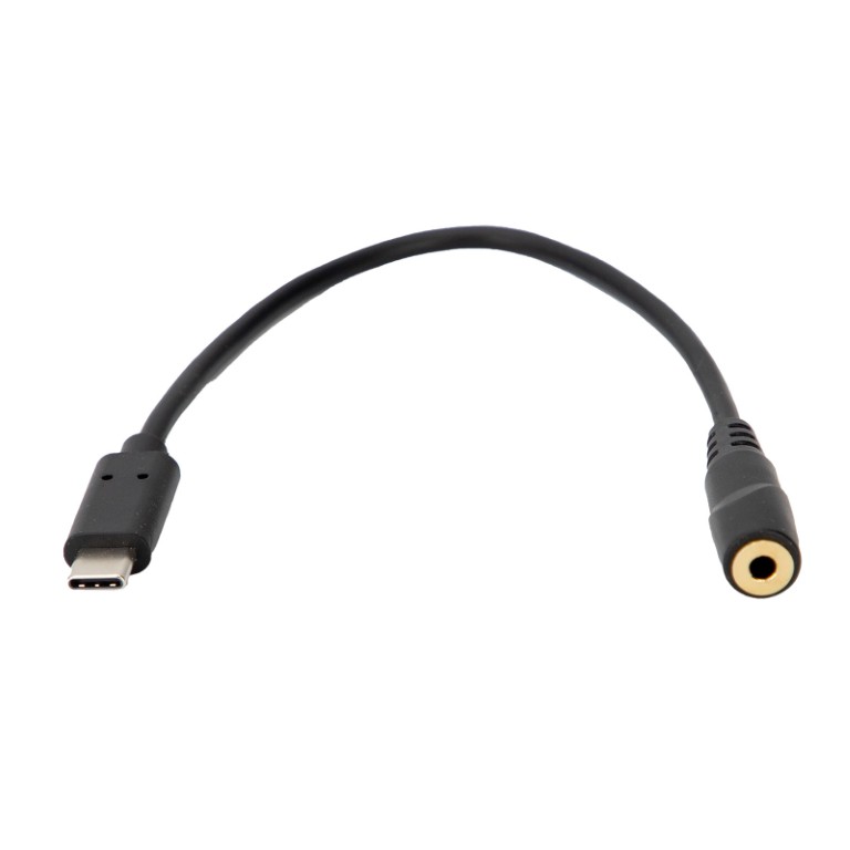 Digitaal-naar-analoog converter (DAC) USB-C naar mini-jack 3,5 mm (vrouwelijk) - 15cm - USBC DAC-mJsF