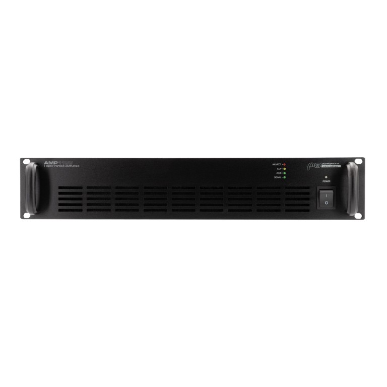 De AMP1100 is een 70/100V lijnversterker klasse D voor vaste installaties, 1100W - AMP1100