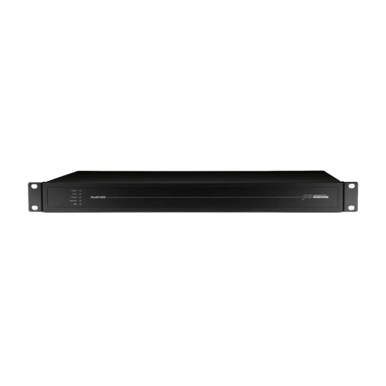 Professionele 8-zone DSP-versterker: 8×125W · 8×8 matrix · 100V / Hi-Z / Bridge - Aio8125