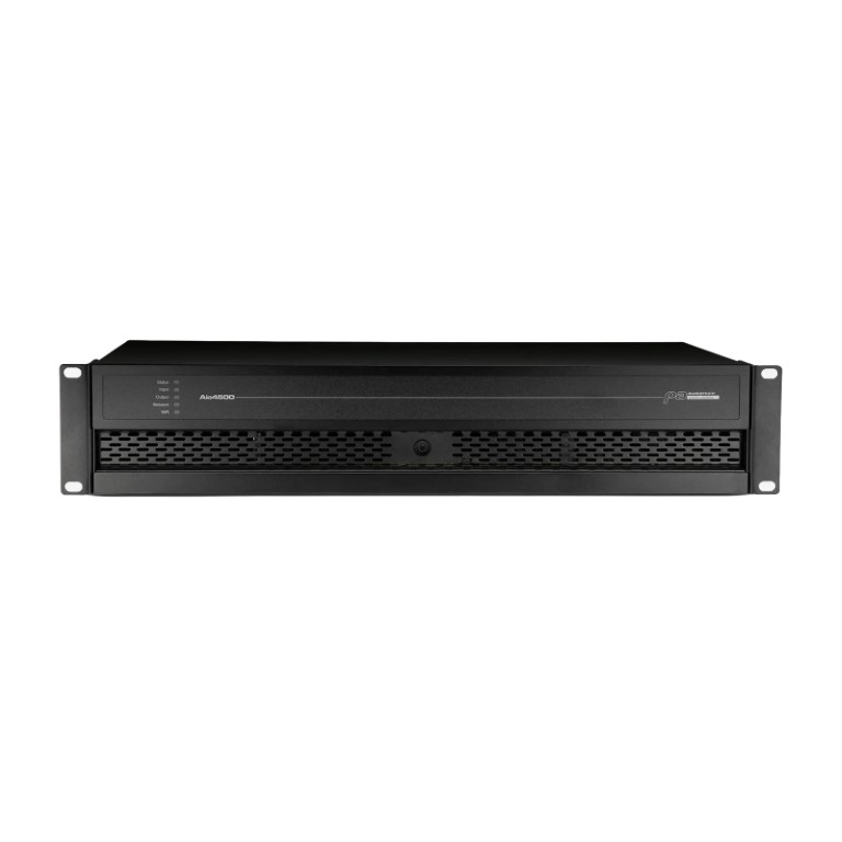 Krachtige DSP-multizoneversterker · 4×500W · 2×1000W Bridge · 4×4-matrix - Aio4500