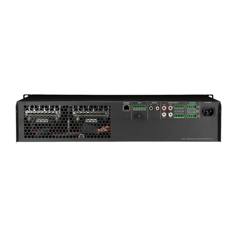 Krachtige DSP-multizoneversterker · 4×500W · 2×1000W Bridge · 4×4-matrix - Aio4500