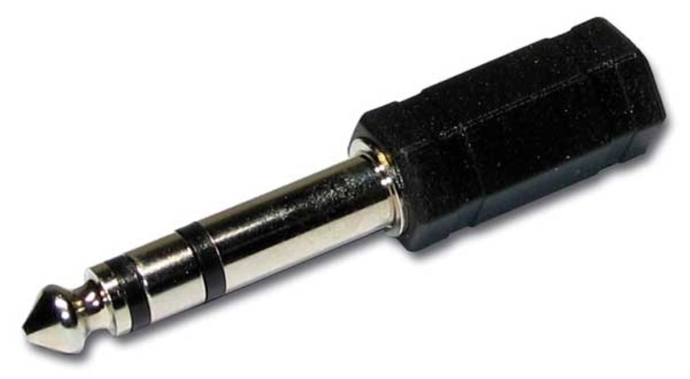 Adapter vrouwelijke stereo mini Jack 3,5 / mannelijke stereo Jack 6,35 - ADAPT1000