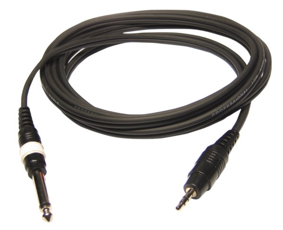 Mannelijke stereo 3,5mm mini Jack / mannelijke stereo 6,35 Jack kabel - 6m - CL-71/6