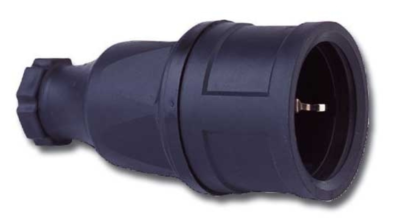 IP44 Female rubber plug - standard French - FIC/SCHU/FEM
