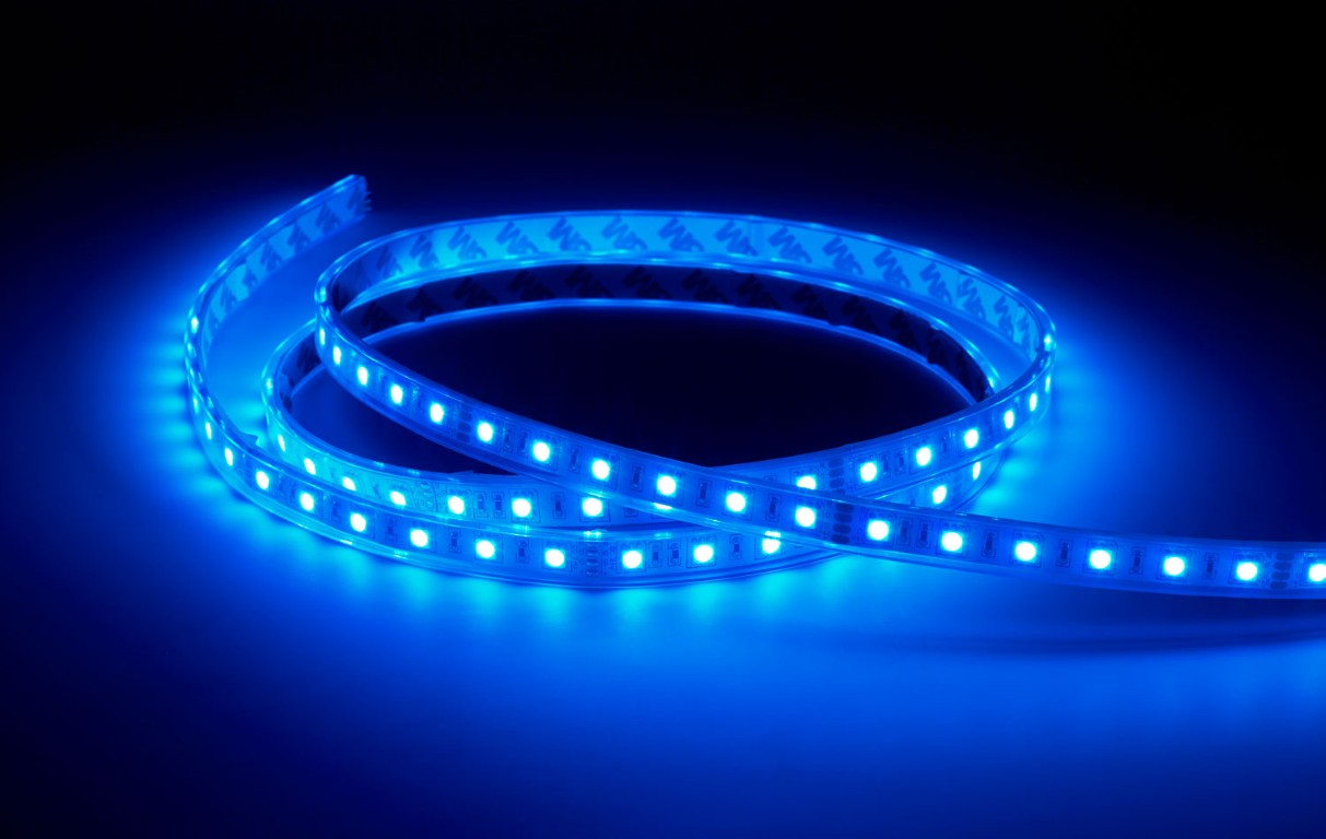 Ledstrip 60 LEDs/meter-versie met een siliconen beschermhuls - IP67 - COLORTAPE6067