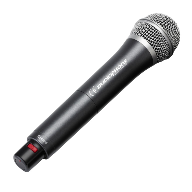 UHF-handmicrofoon en condensatorcel - 800MHz range - GO-Hand-F8