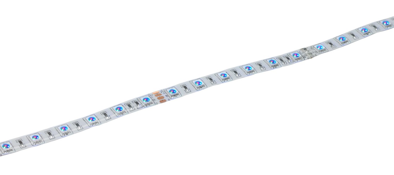 RGB Ledstrip 60 LEDs/meter versie met een siliconen veiligheidskoepel - IP65 - 5m - COLORTAPE6065