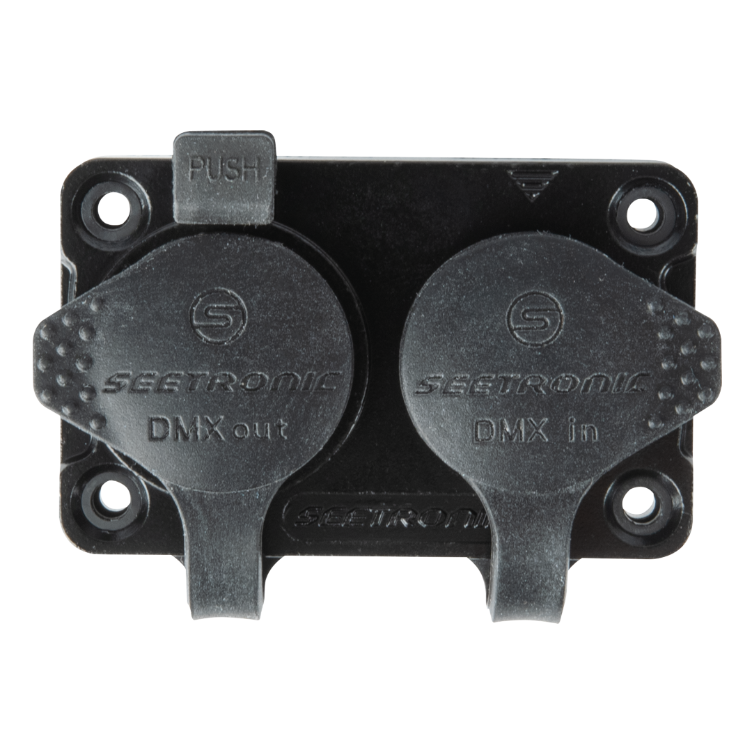 XLR 3P In/Output Combination Chassis IP65 - Vergulde contacten