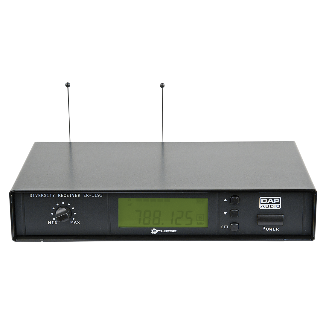 ER-1193B 1 kanaal, 193 freq. PLL-ontvanger 614-638 MHz