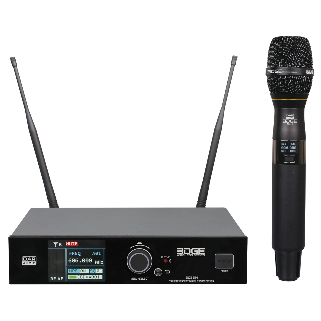 EDGE EHS-1 Draadloze Handmicrofoon Set - 610-670 MHz