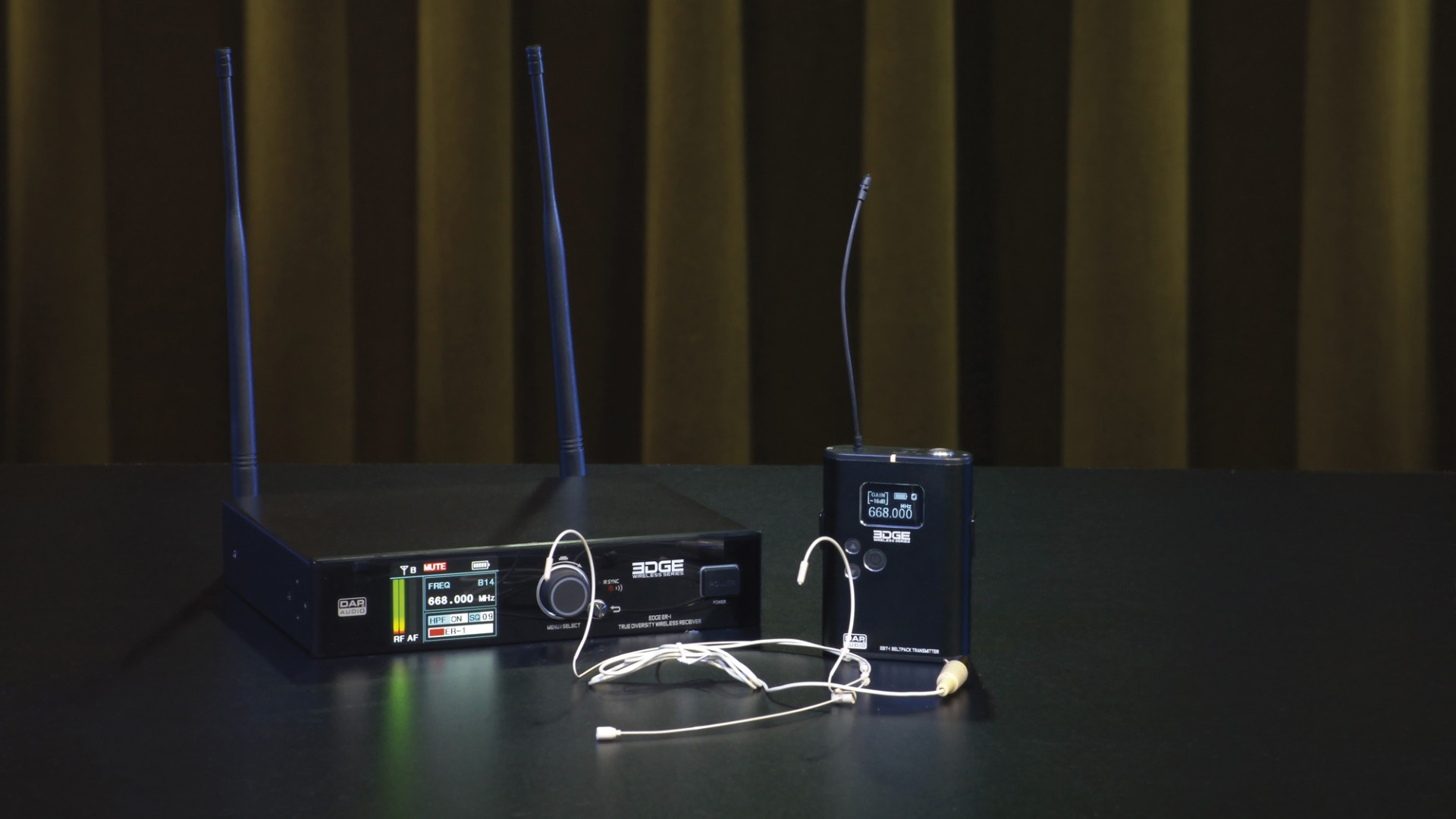EDGE EBS-1 Draadloze Beltpack Set - 610-670 MHz