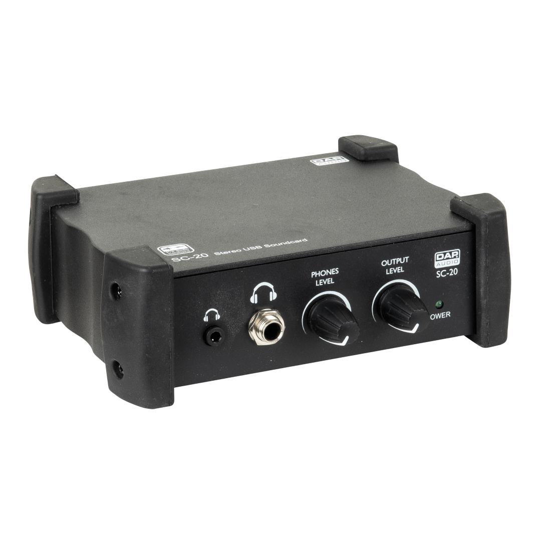 SC-20 PC / MAC USB-ingang - 2x XLR-uitgang