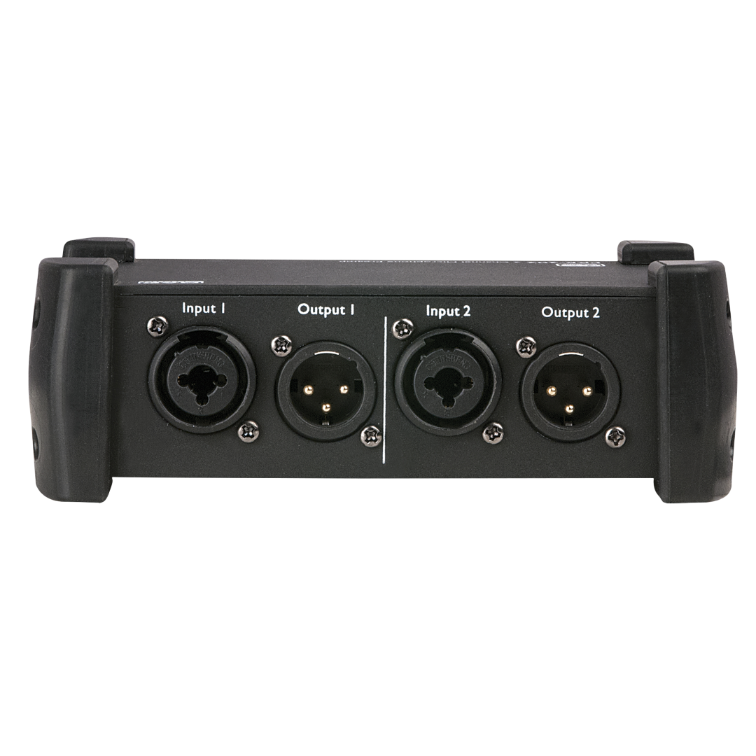 PRE-202 2-kanaals Jack/XLR microfoon voorversterker